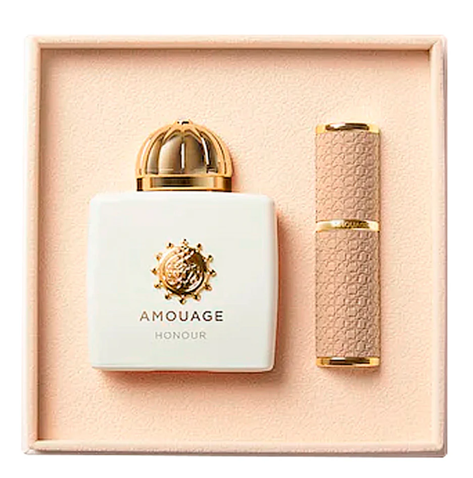 Amouage Honour Woman 2PCS Gift Set - 100ML EDP Spray + Honour 43 Extrait 10ML EDP Travel Spray (Women)