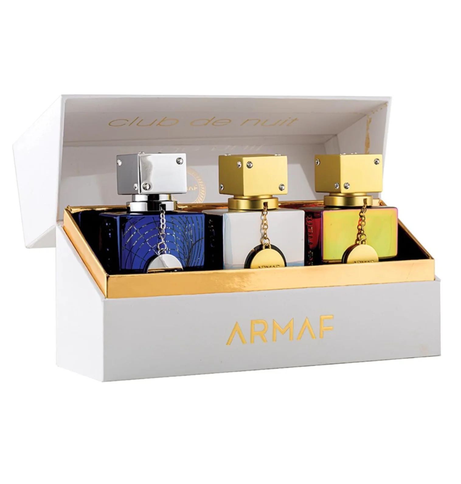Armaf Club De Nuit 3PCS Gift Set - (3 X 30ML) Club De Nuit Iconic + Club De Nuit Imperiale + Club De Nuit Untold (Men)