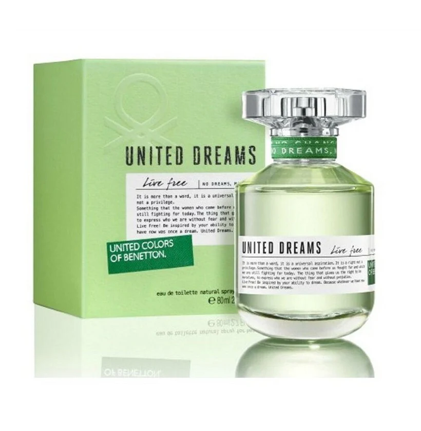 Benetton United Dreams Live Free 80ML EDT Spray (W)