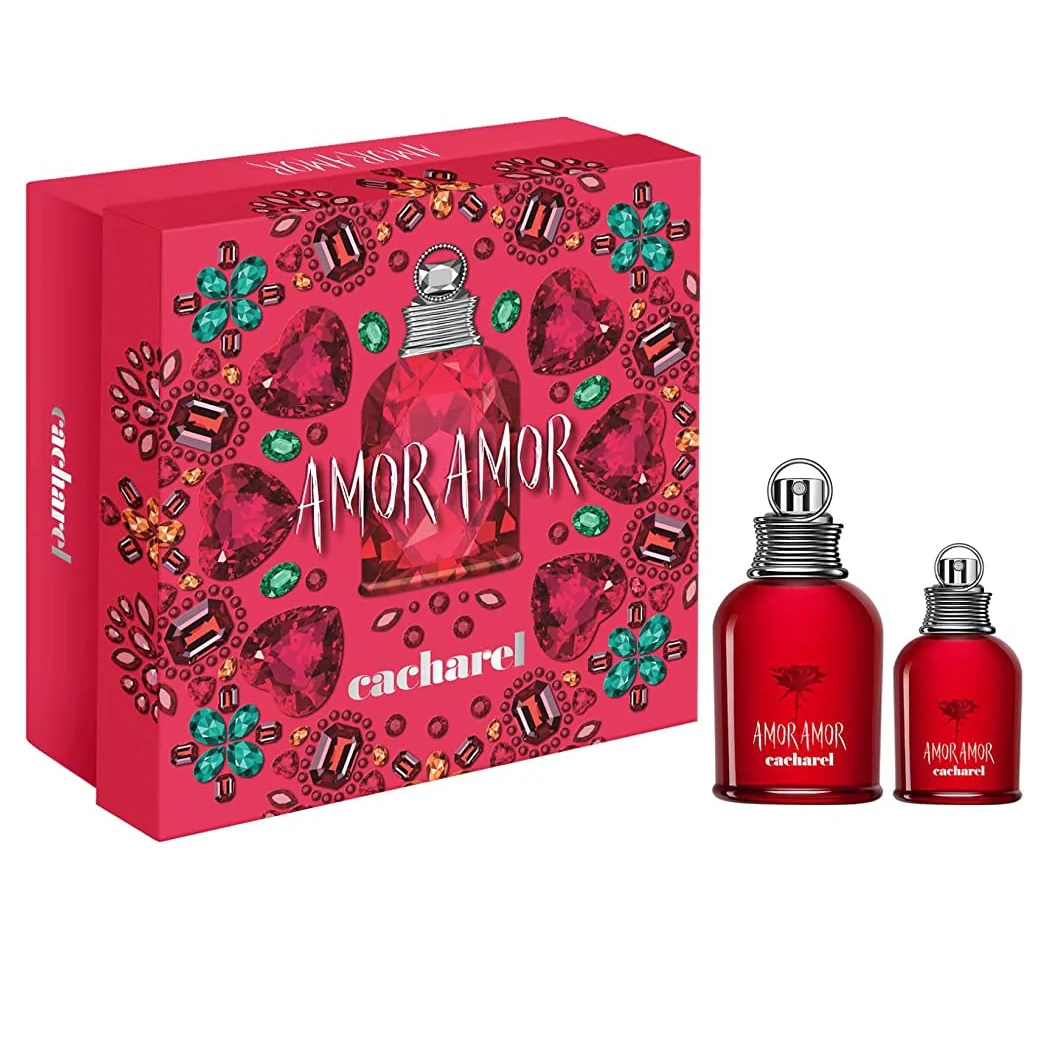 Cacharel Amor Amor 2PCS Gift Set - 100ML EDT Spray + 30ML EDT Spray (Women)