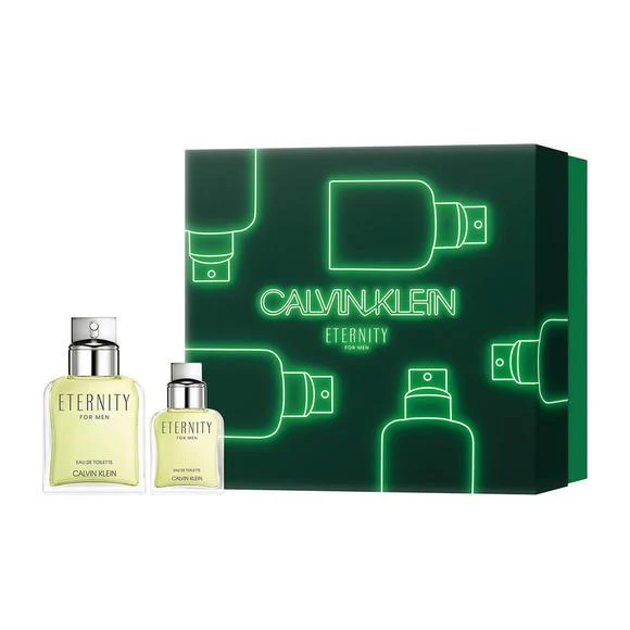 Calvin Klein CK Eternity Gift Set - 200ML EDT Spray + 30ML EDT Spray (Men)