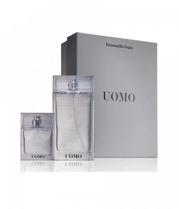 Ermenegildo Zegna Uomo 2PCS Gift Set - 100ML EDT Spray + 30ML EDT Spray (Men)