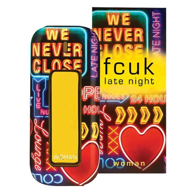 FCUK Late Night (NO BOX) 100ML EDT Spray (W)