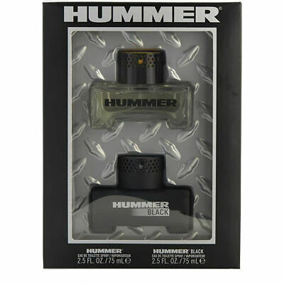 Hummer Dual Gift Set - Hummer Yellow 75ML EDT Spray + Hummer Black 75ML EDT Spray (Men)