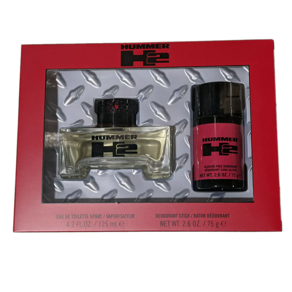 Hummer H2 Gift Set - 125ML EDT Spray + 75G Deodorant (Men)