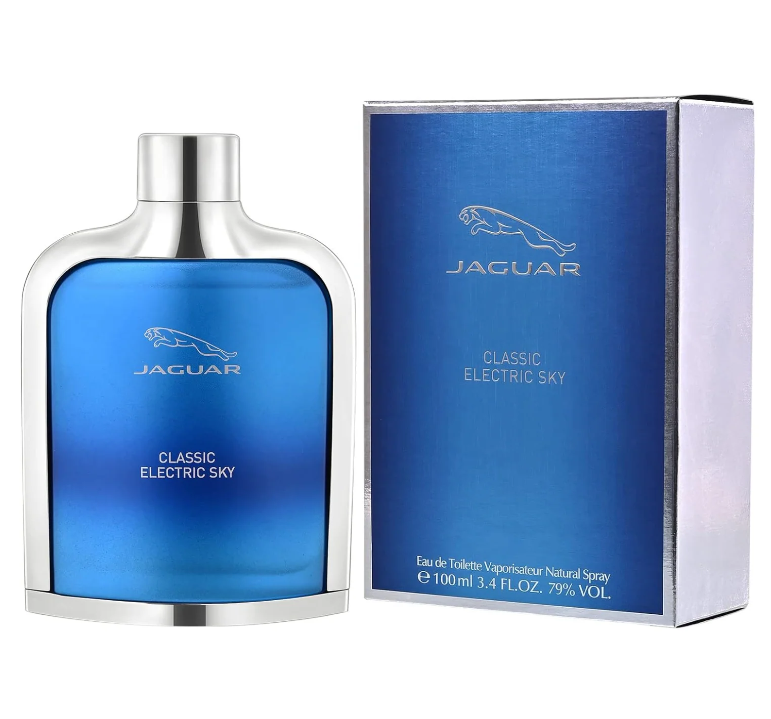 Jaguar Classic Electric Sky (Tester Box With Cap) 100ML EDT Spray (M)