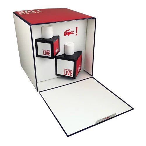 Lacoste Live 2PCS Gift Set - 100ML EDT Spray + 40ML EDT Spray (Men)