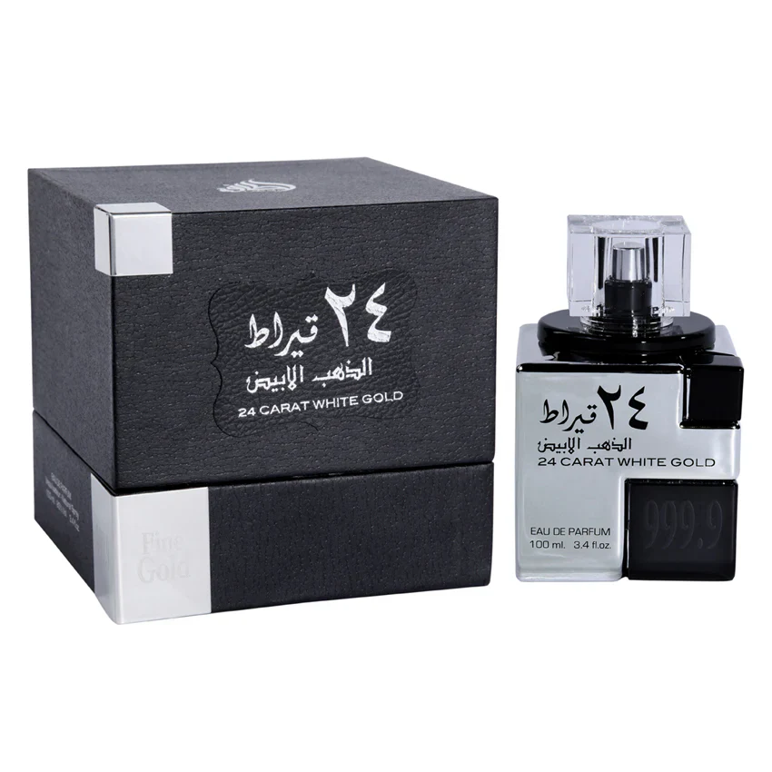 Lattafa 24 Carat White Gold 100ML EDP Spray (W)(M)