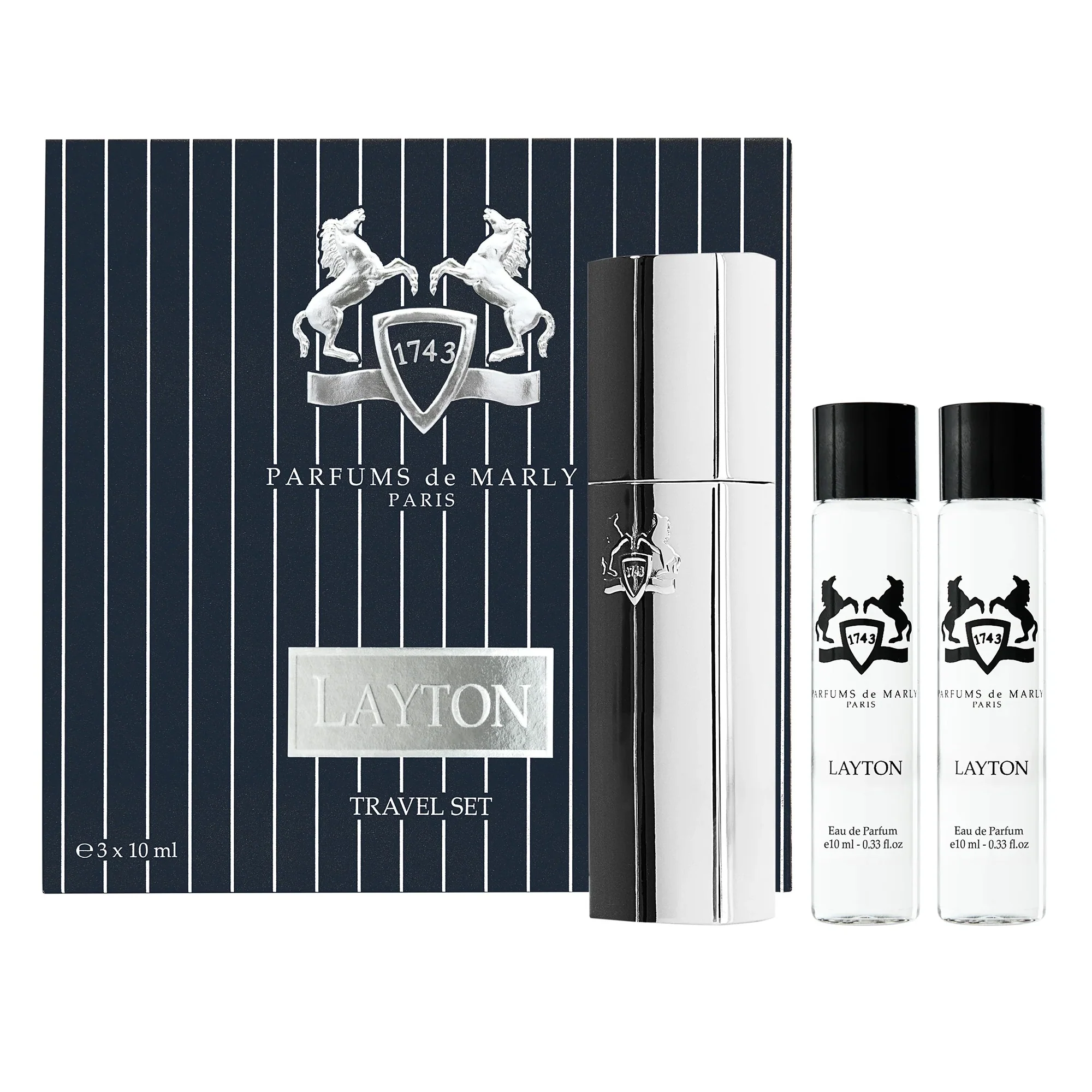 Parfums De Marly Layton Travel Gift Set - (3 X 10ML) EDP Spray (M)