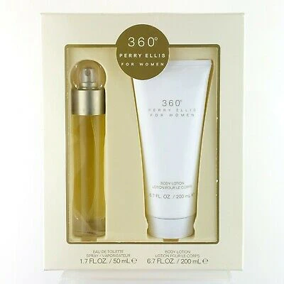 Perry Ellis 360 Gift Set - 50ML EDT Spray + 200ML Body Lotion (Women)