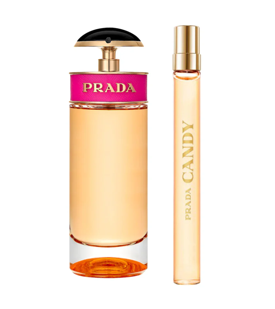Prada Candy Travel Exclusive Gift Set - 80ML EDP Spray + 10ML Mini Spray (Women)