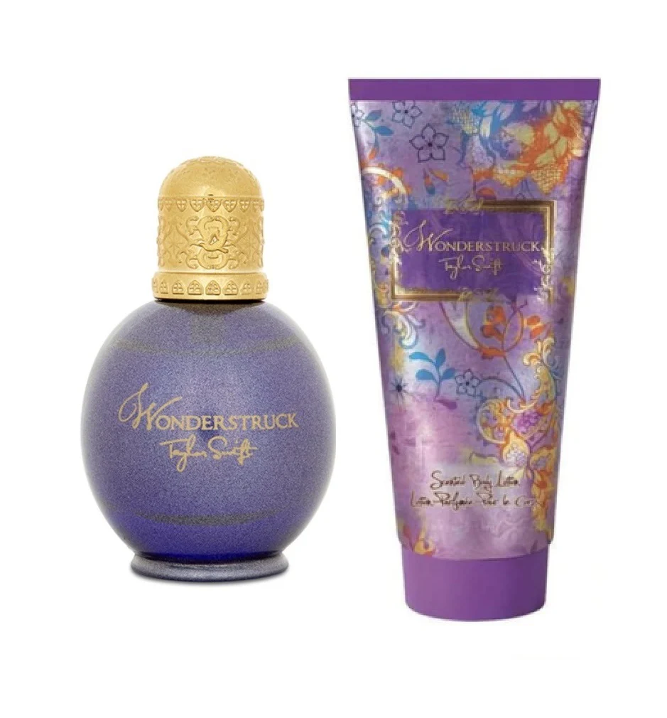 Taylor Swift Wonderstruck 2PCS Gift Set - 15ML EDP Spray + 100ML Scented Body Lotion (Women)