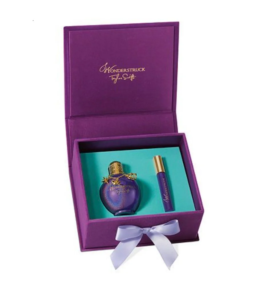 Taylor Swift Wonderstruck Gift Set - 100ML EDP Spray + 10ML Rollerball + Jewelry Box (Women)