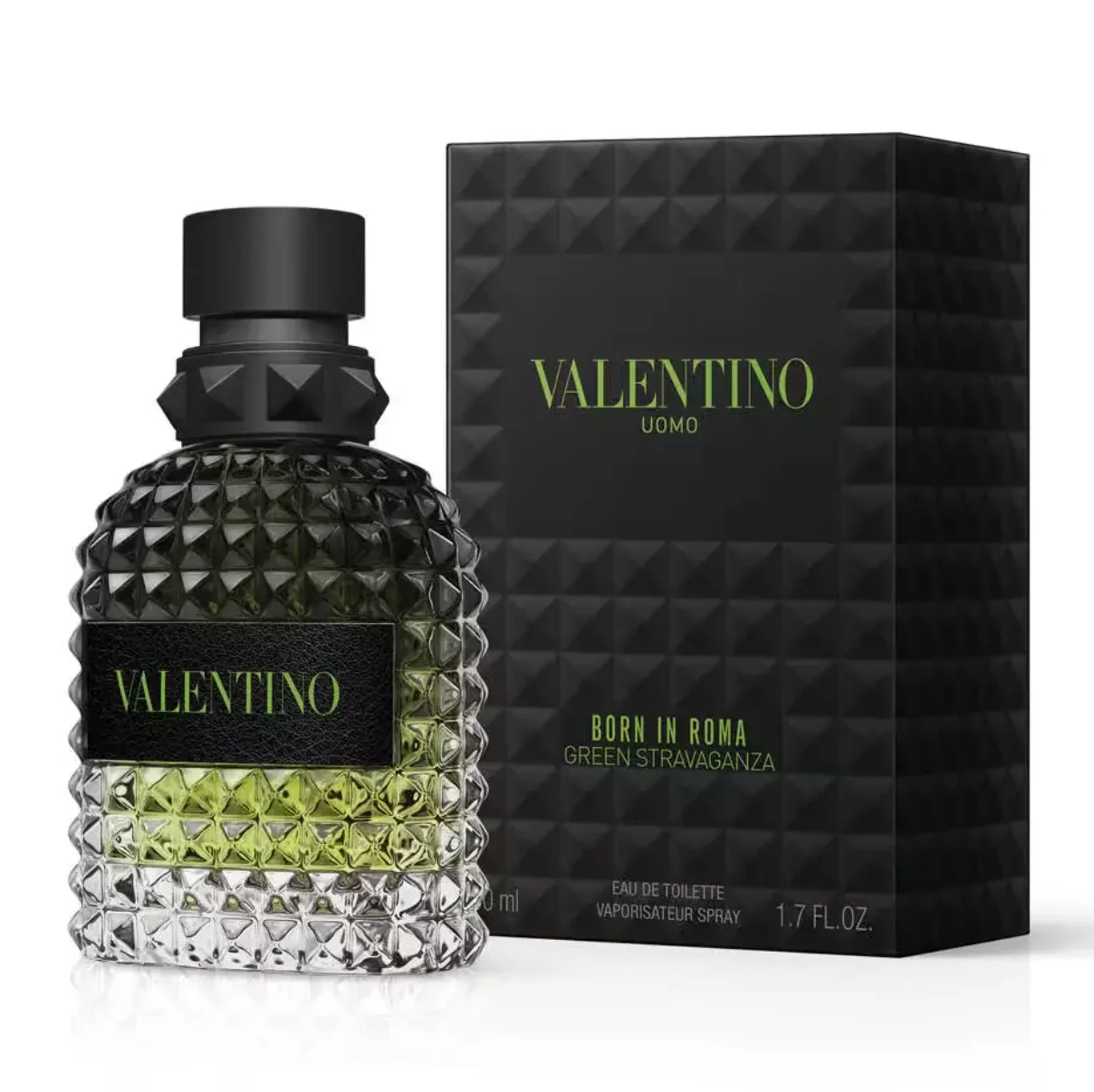 Valentino Uomo Born In Roma Green Stravaganza EDT Spray (M)