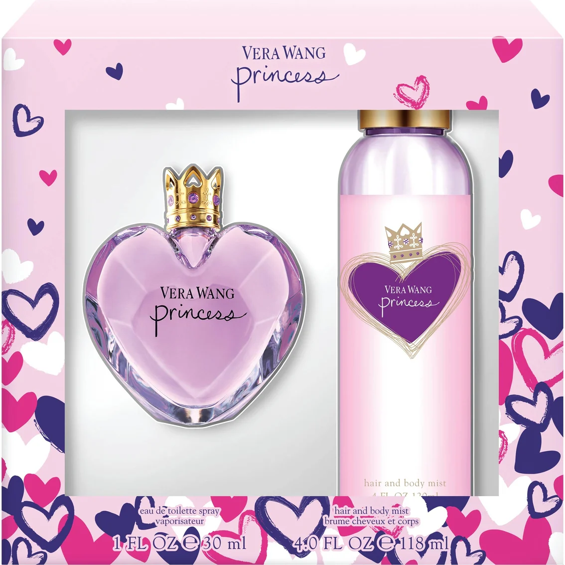 Vera Wang Princess Gift Set - 30ML EDT Spray + 118ML Hair & Body Mist (Women)