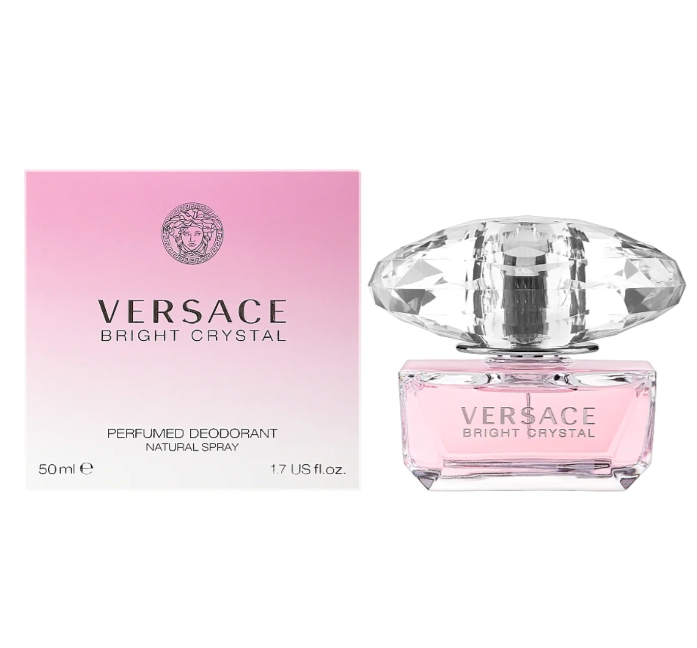 Versace Bright Crystal (Perfumed Deodorant Spray) 50ML (W)