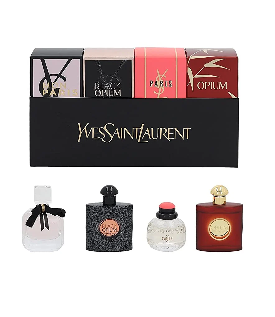 Yves Saint Laurent YSL Miniature Gift Set - 4 X 7.5ML (Opium EDT, Paris EDT, Black Opium EDP, Mon Paris EDP) (Women)